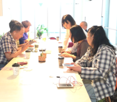 スマホサポート中の様子画像